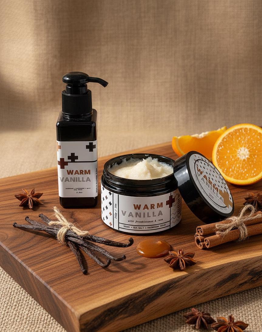 Warm Vanilla & Sandalwood Body Lotion | Lightweight Daily Moisturizer