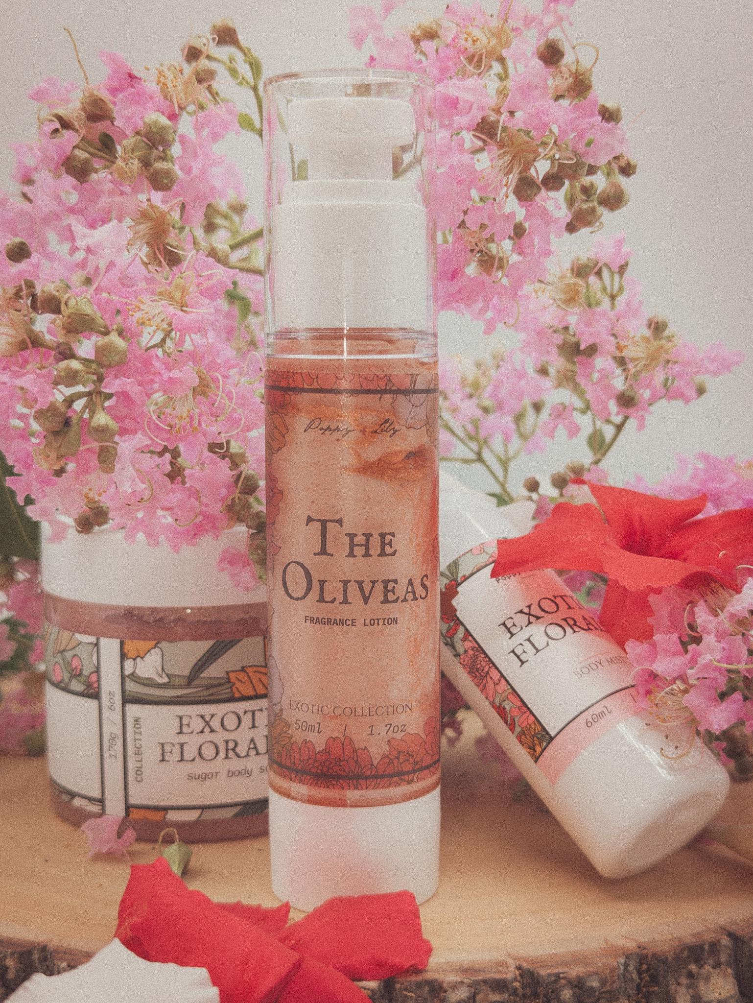 Olivea Shimmering Body Glow Lotion | Vanilla, Lily, Peach & Mango