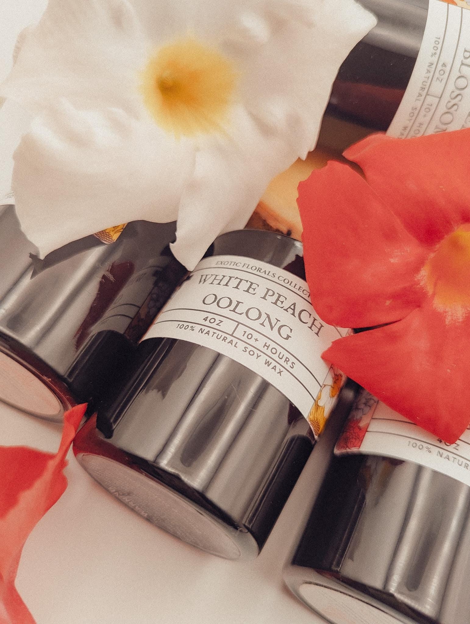 Exotic Floral Scented Soy Wax Mini Candles