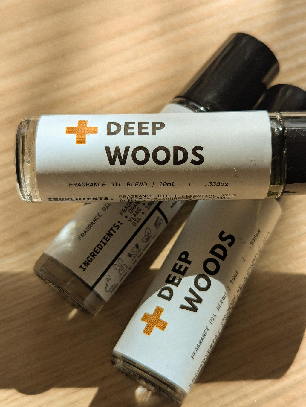 Deep Woods Scented Oil Roll-On: Citrus & Patchouli Aromatherapy