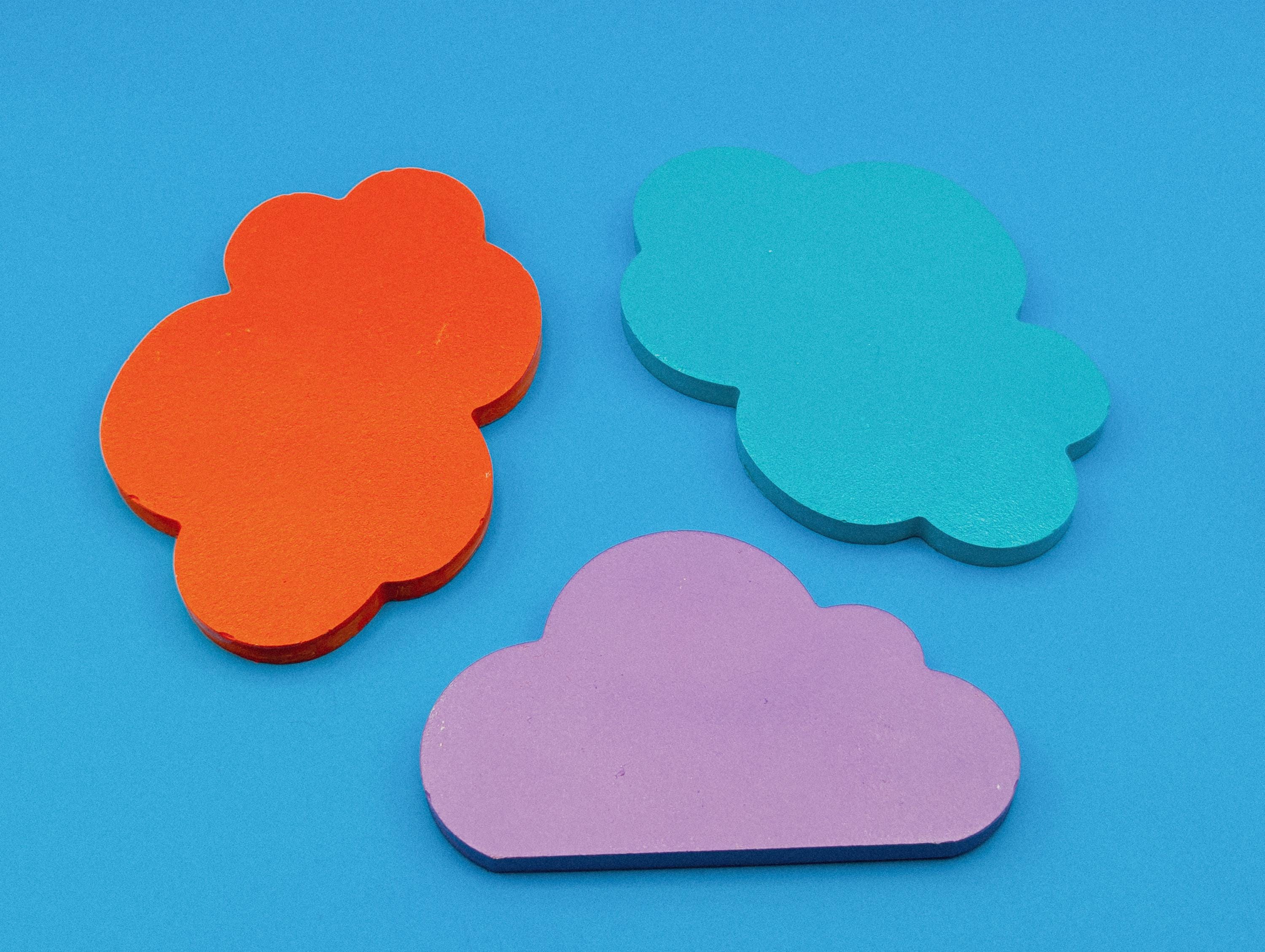 Cloud Jesmonite Cement Candle Holder