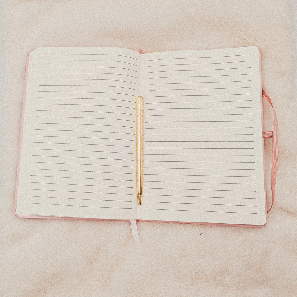 Cherry Blossom Journal with Gold Pen