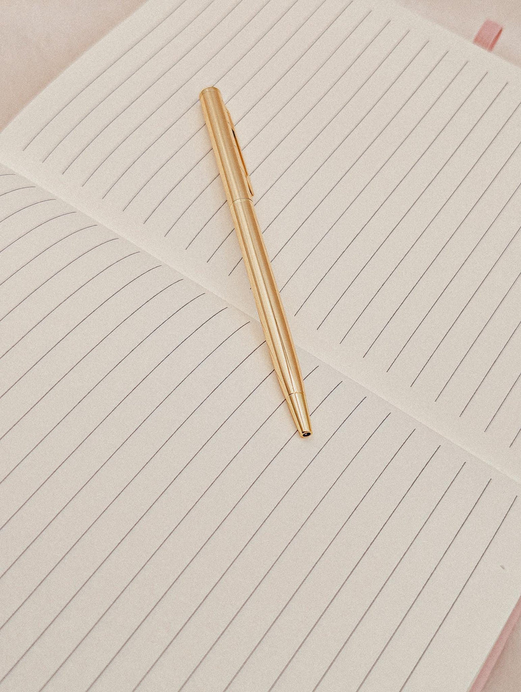 Cherry Blossom Journal with Gold Pen