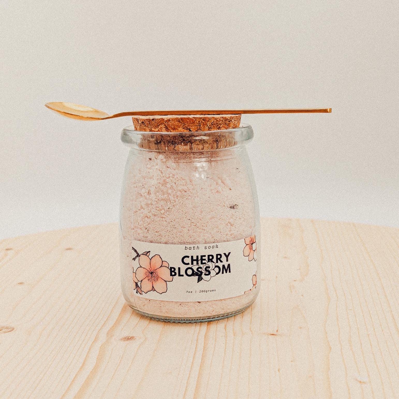 Cherry Blossom Bath Salts | Magnesium & Collagen Soak
