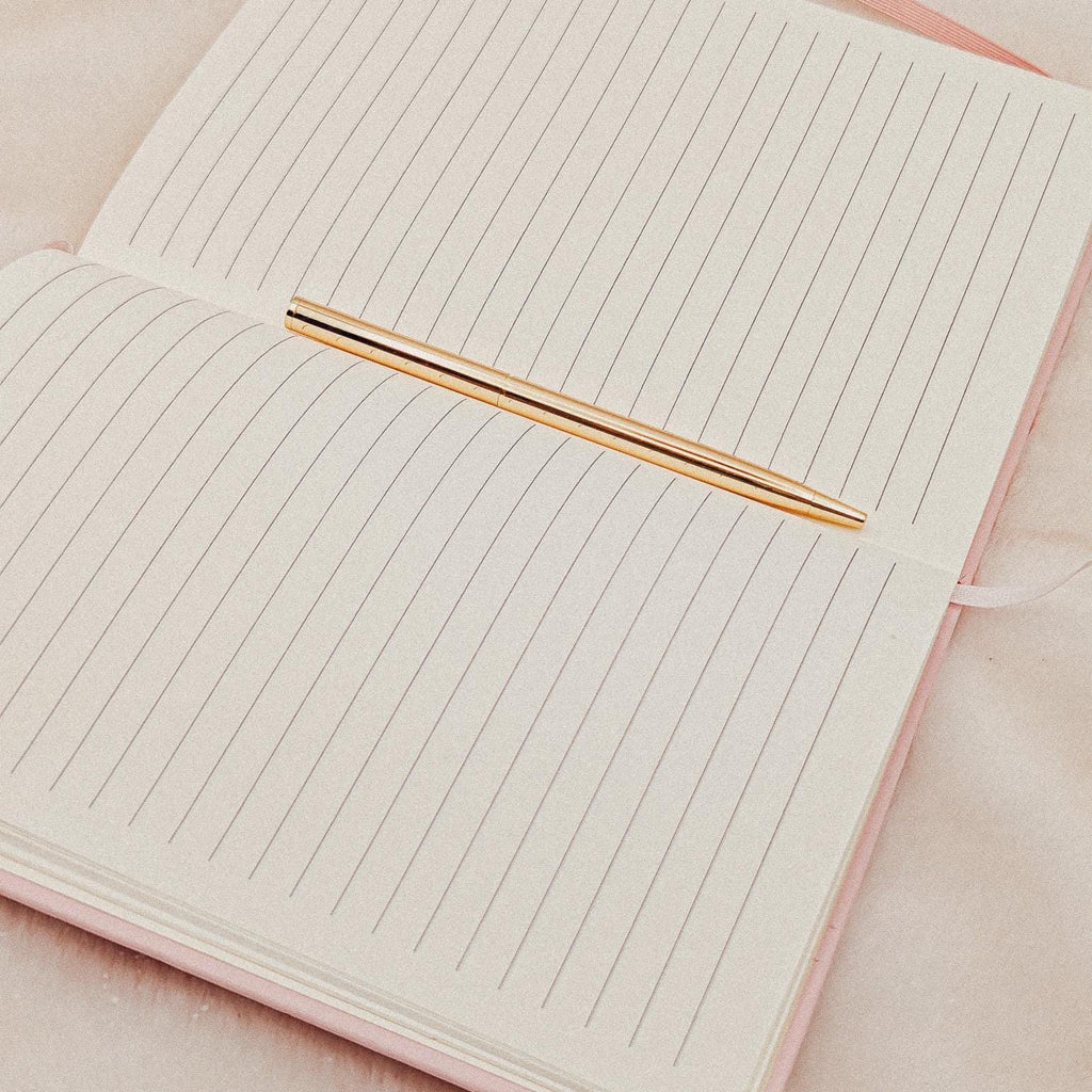 Cherry Blossom Journal with Gold Pen