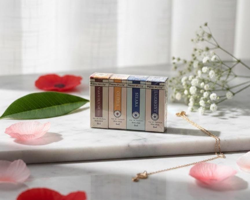 Exotic Floral Perfume Discovery Set | 4 Mini Fragrances