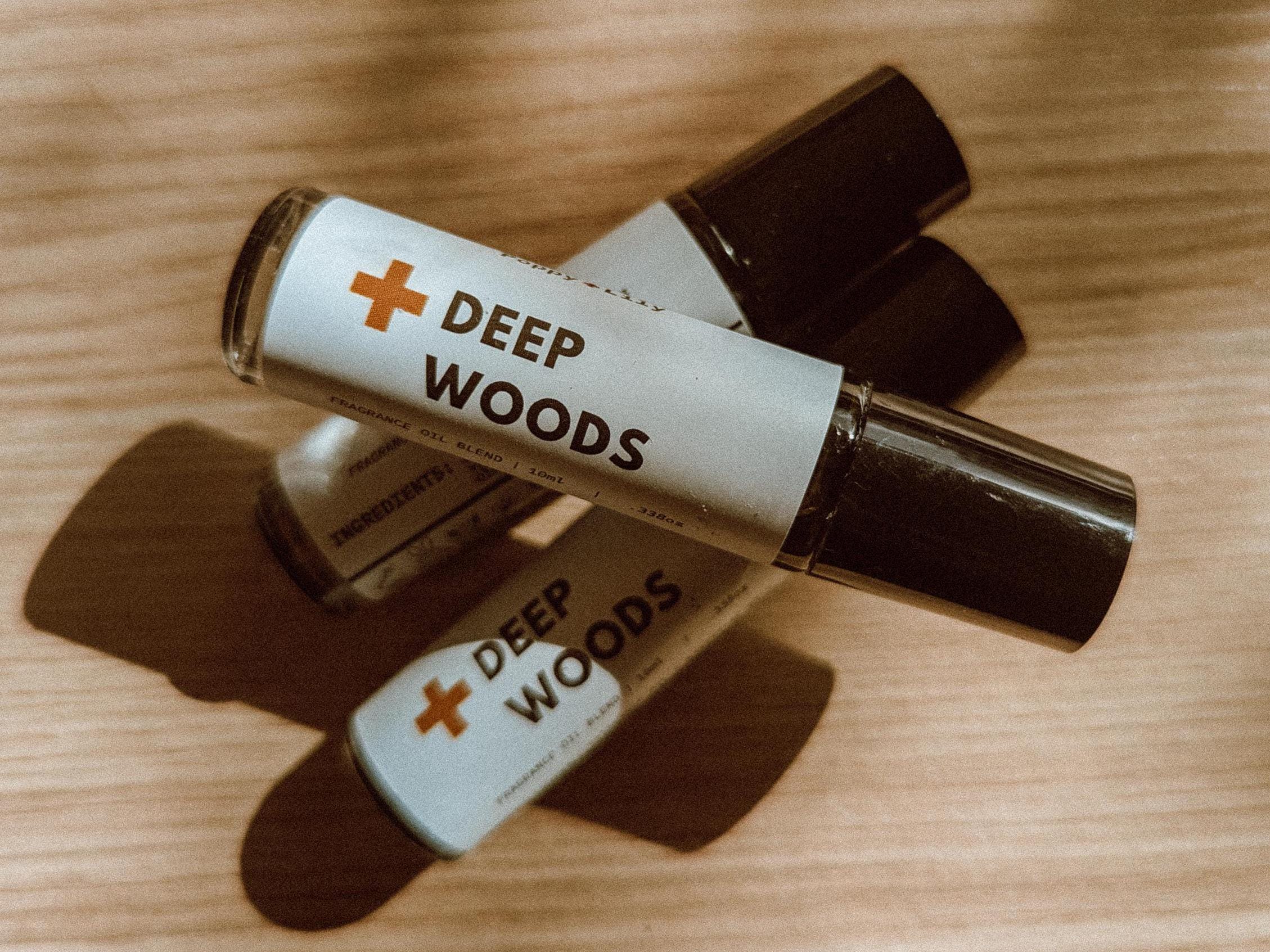 Deep Woods Scented Oil Roll-On: Citrus & Patchouli Aromatherapy