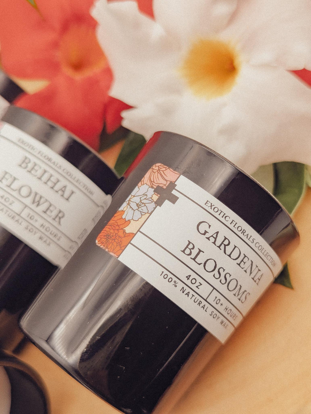 Exotic Floral Scented Soy Wax Mini Candles
