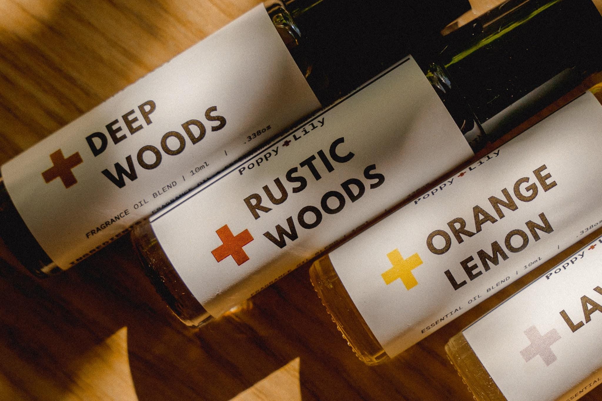 Deep Woods Scented Oil Roll-On: Citrus & Patchouli Aromatherapy