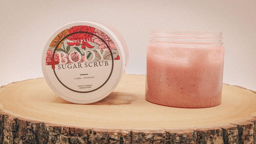 Exotic Florals Sugar Body Scrub | Frankincense + Myrrh + Jasmine + Lily of the Valley