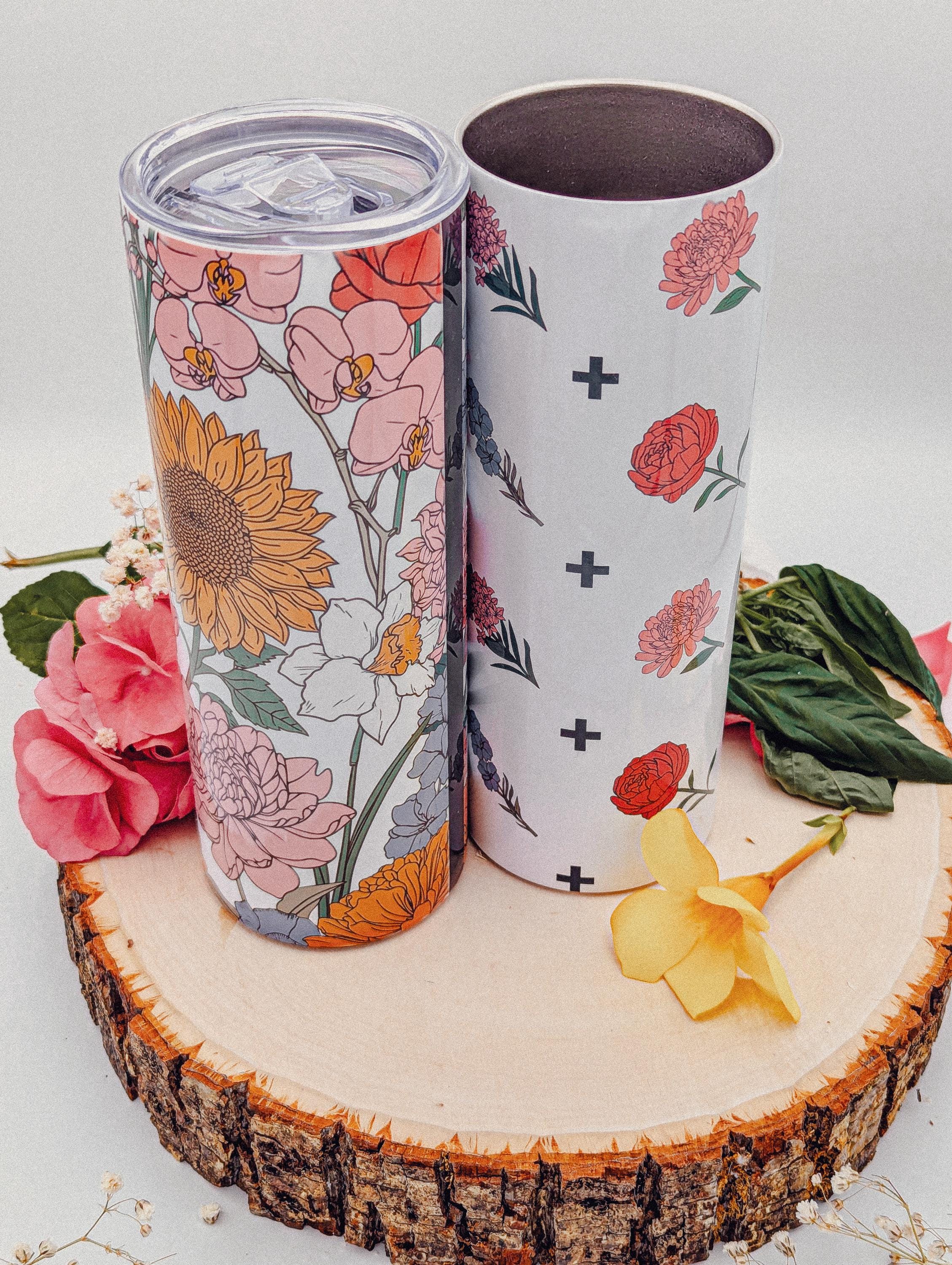 Exotic Florals 20oz Tumbler Cup