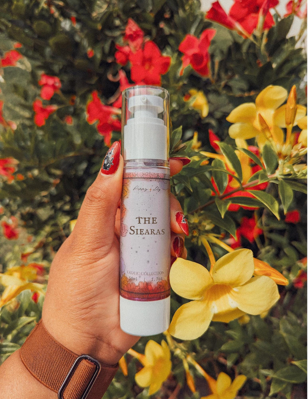 Siearas Shimmering Body Oil Lotion | Lilac and Wisteria