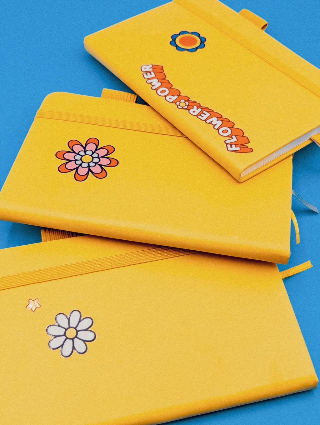Pink Retro Groovy A6 Mini Journal & Handwrapped Eco Pen Set