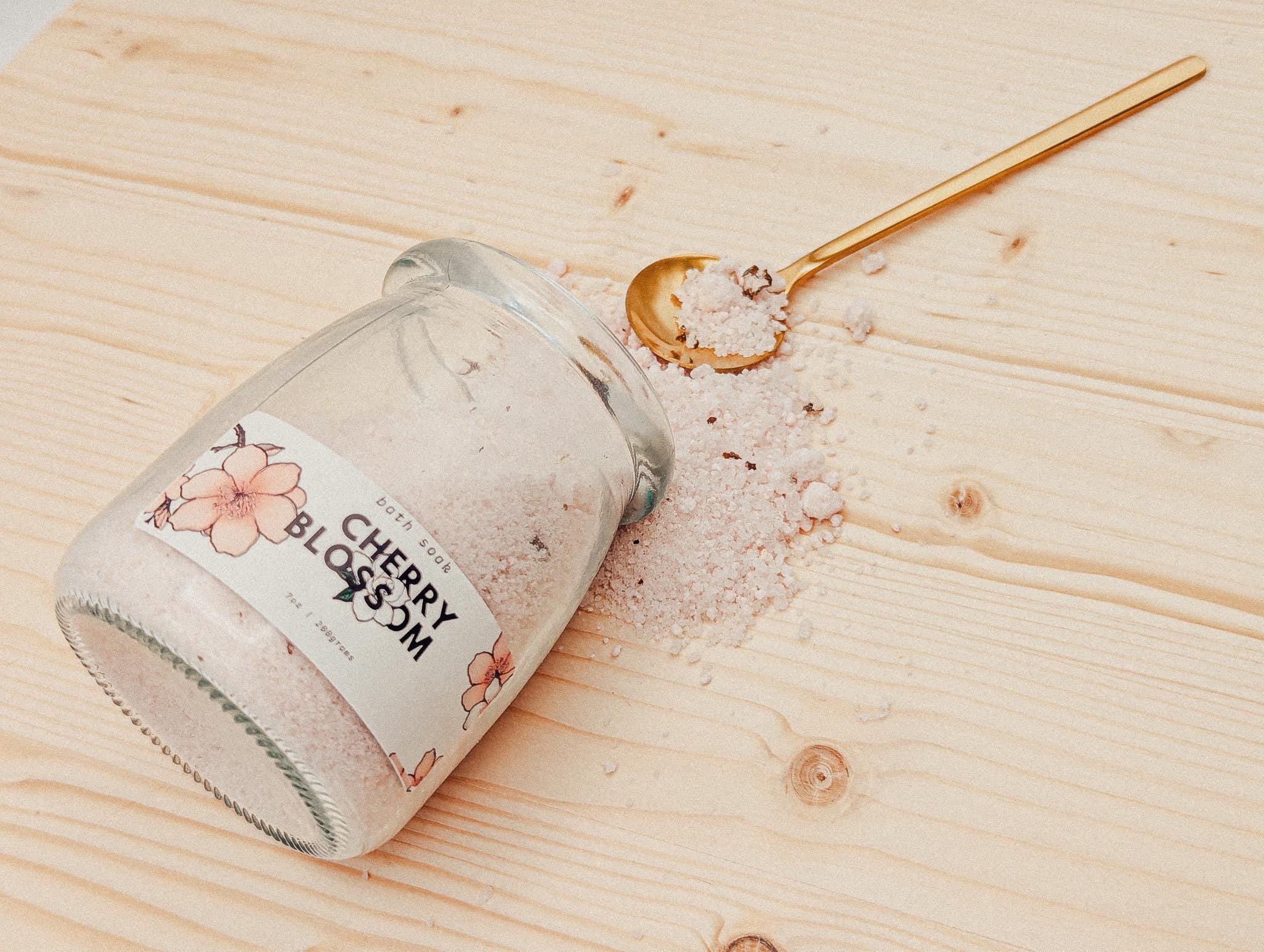 Cherry Blossom Bath Salts | Magnesium & Collagen Soak