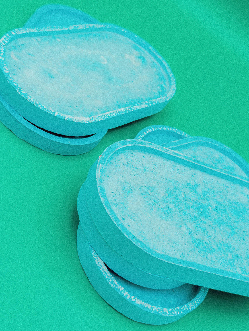 Retro Spotted Turquoise Tray | Teal Mineral Jewelry Dish