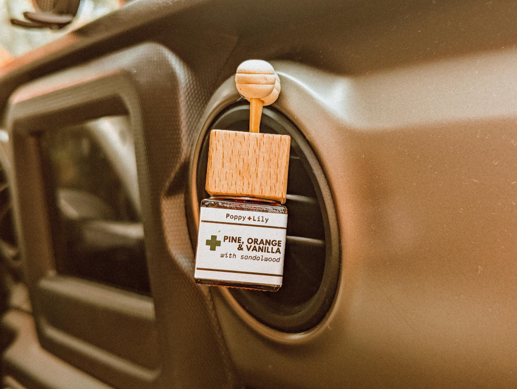 Pine, Orange & Sandalwood Air Freshener | Vent Clip Diffuser