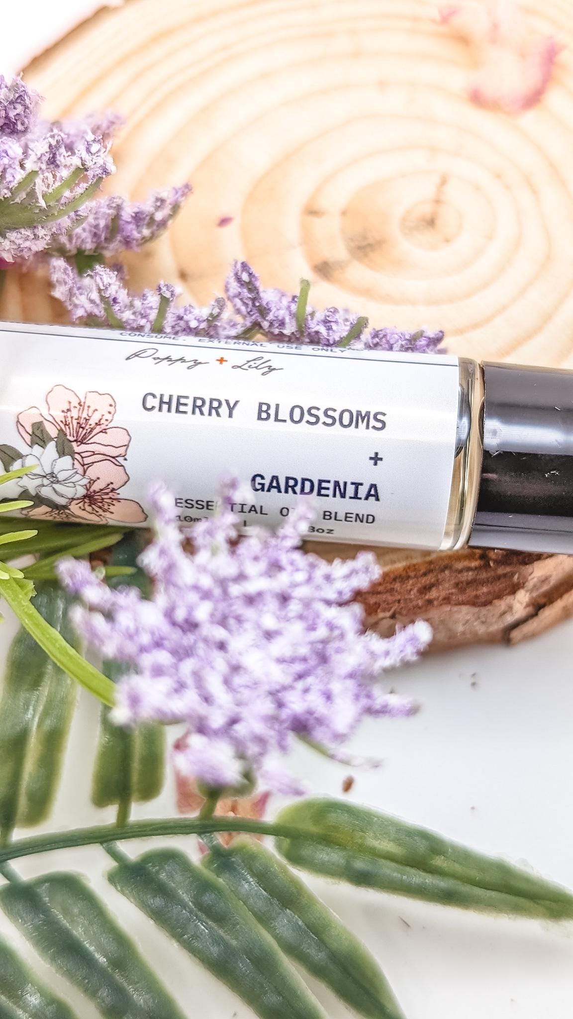 Cherry Blossom & Gardenia Roll-On Perfume | Alcohol-Free