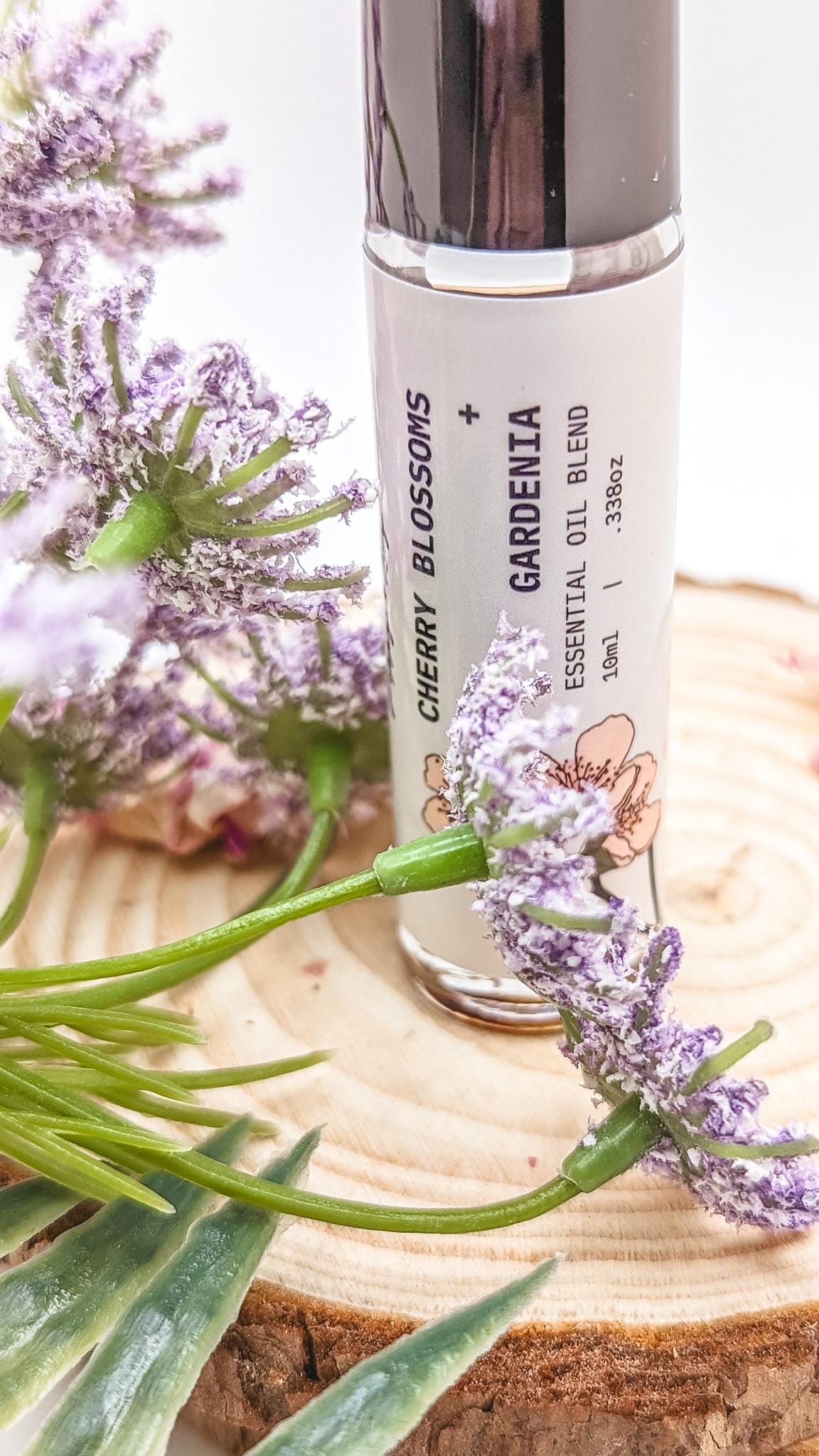 Cherry Blossom & Gardenia Roll-On Perfume | Alcohol-Free